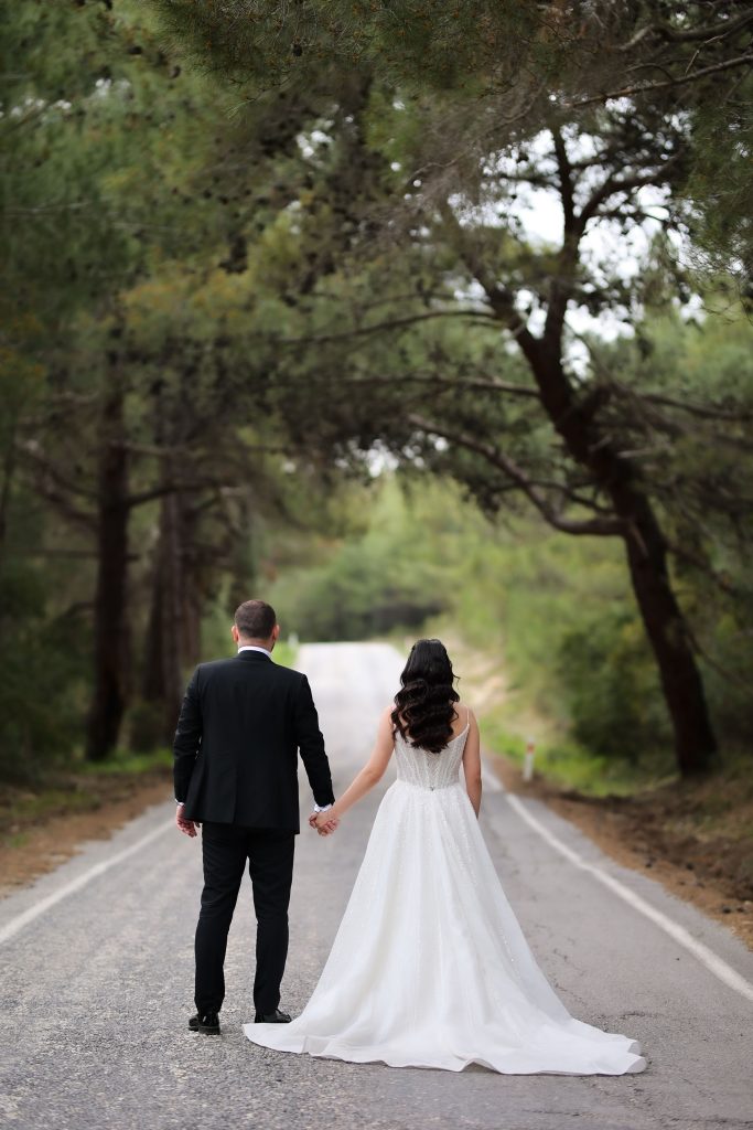 Orman içinde Urla düğün fotoğrafçısı
