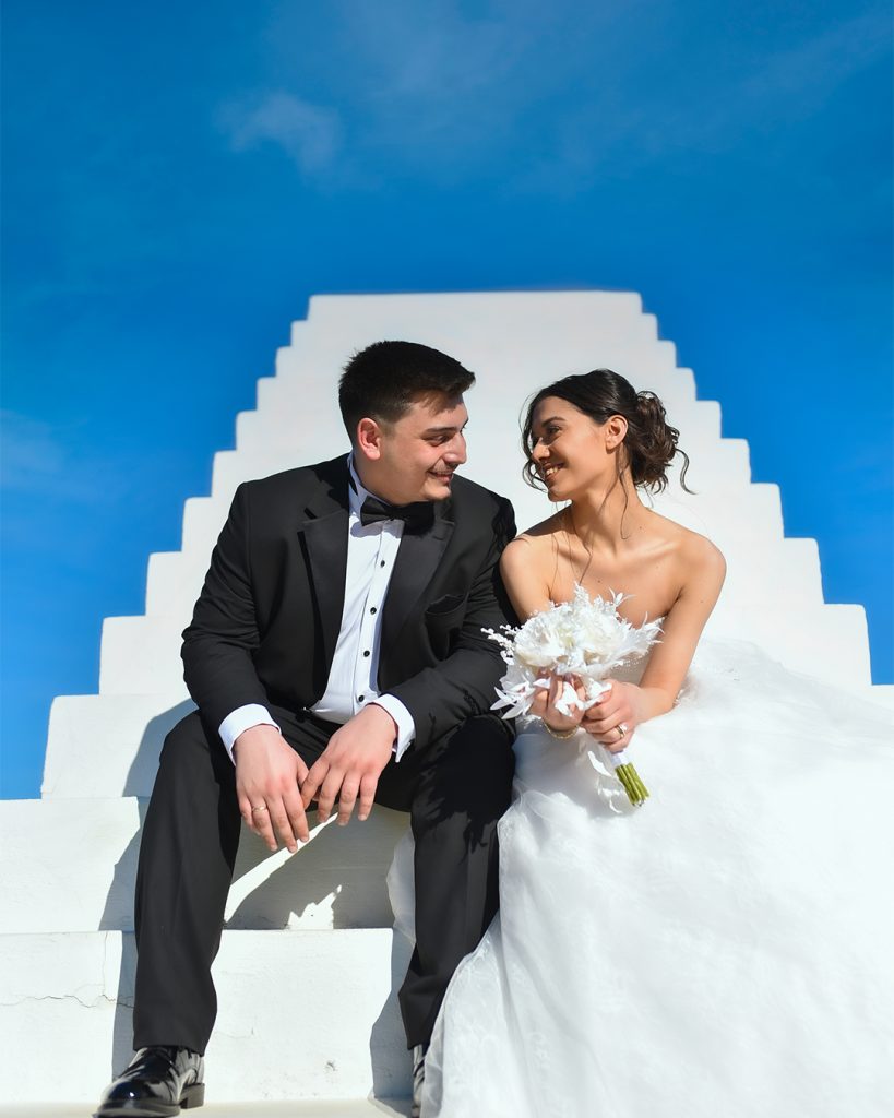 Terra santa urla düğün fotoğraf çekimi