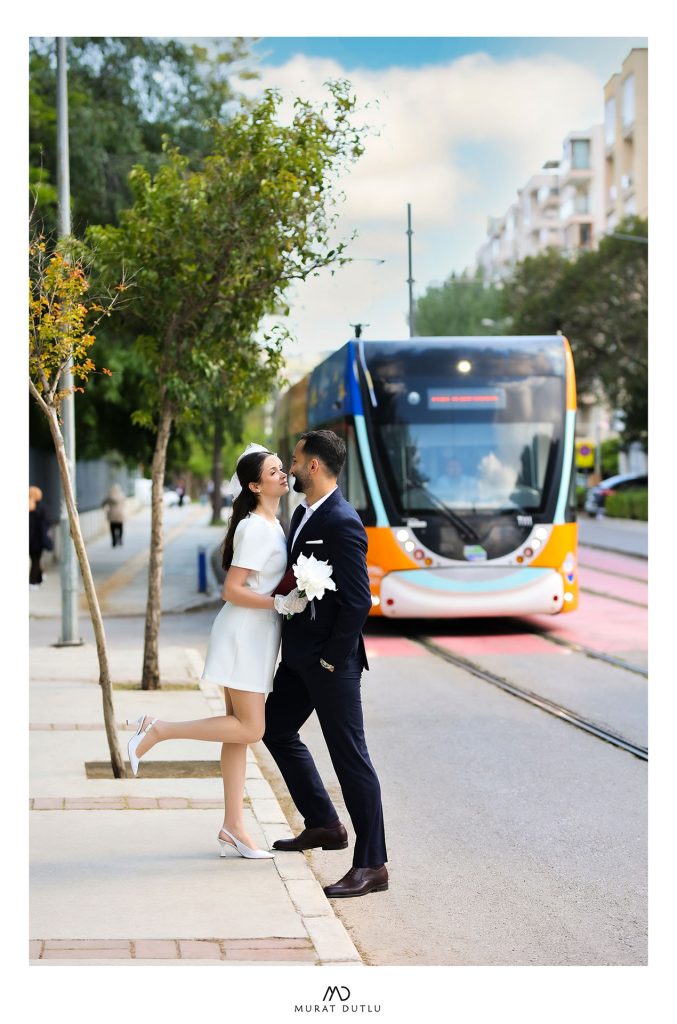 Düğün sokak tarzı dış çekim İzmir